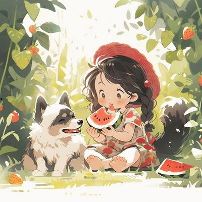 娱乐圈吃瓜动漫图片大全